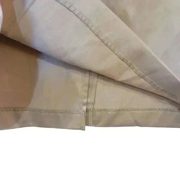 Marina Luna Women's Oyster Shine Poly/Cotton/Spandex Straight Pencil Skirt NEW - Picture 3 of 8